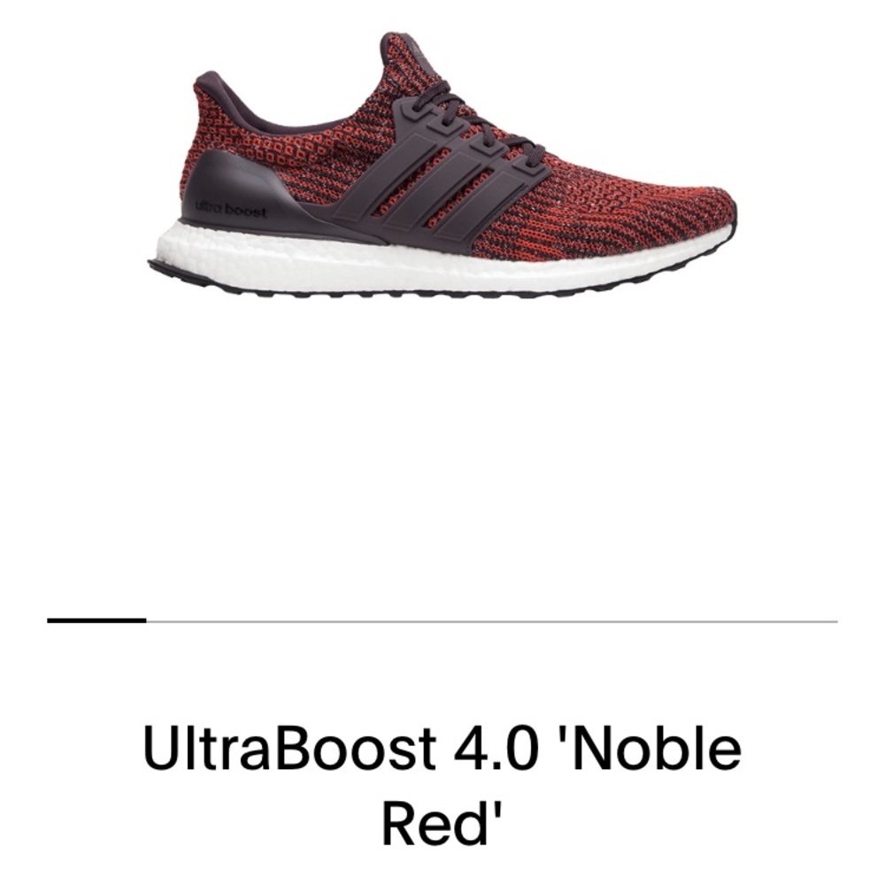 Ultraboost 4.0 Noble Red Size 8.5